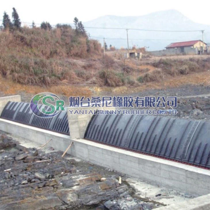 the inflatable spillway gate
